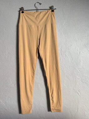 CONCEITED Leggings, Tan, Size: S/M